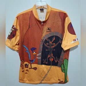 Vintage Giordana Looney Tunes Cycling Jersey Size Large Italy 1995 Warner Bros
